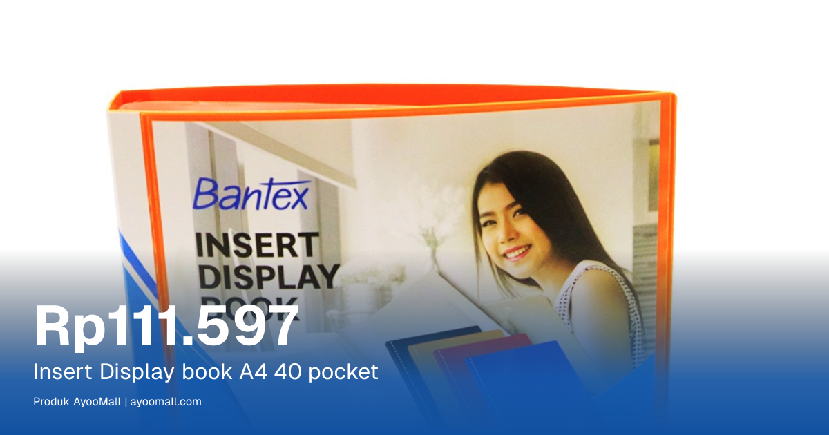 Insert Display book A4 40 pocket | AyooMall