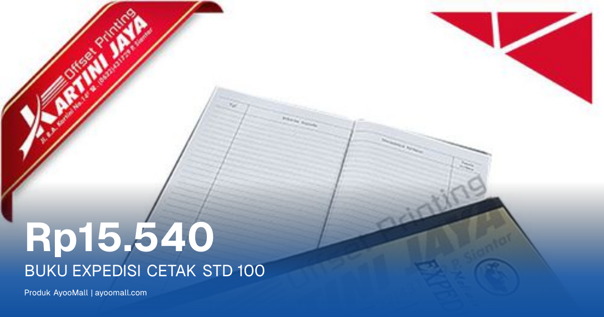 BUKU EXPEDISI CETAK STD 100 | AyooMall