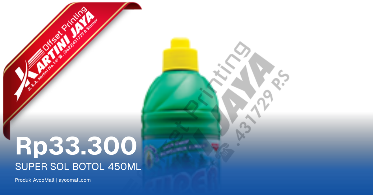 SUPER SOL BOTOL 450ML | AyooMall