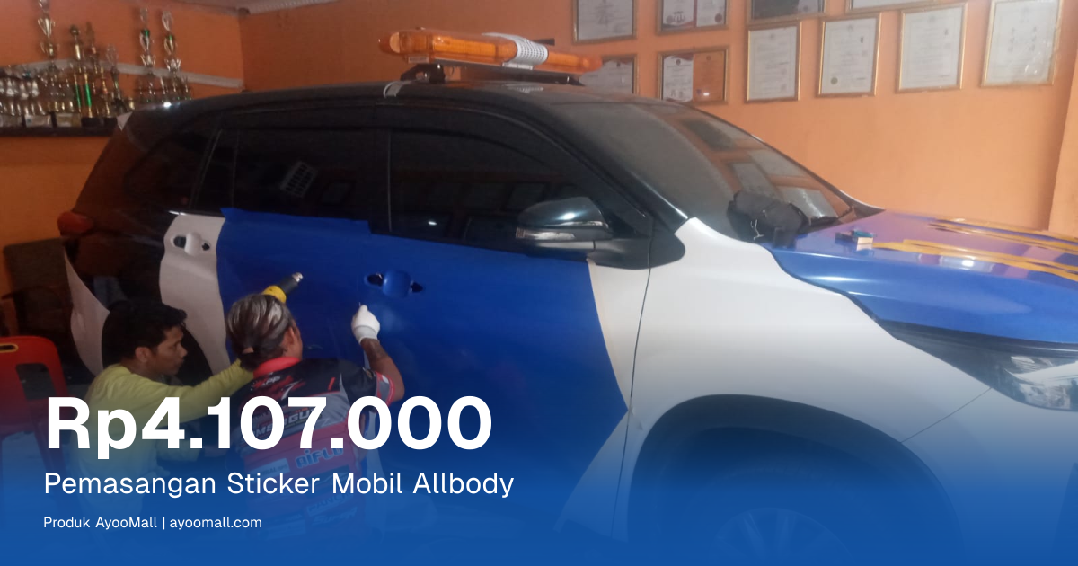 Pemasangan Sticker Mobil Allbody | AyooMall