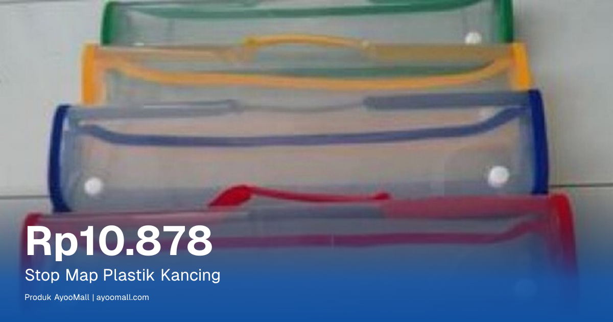 Stop Map Plastik Kancing | AyooMall